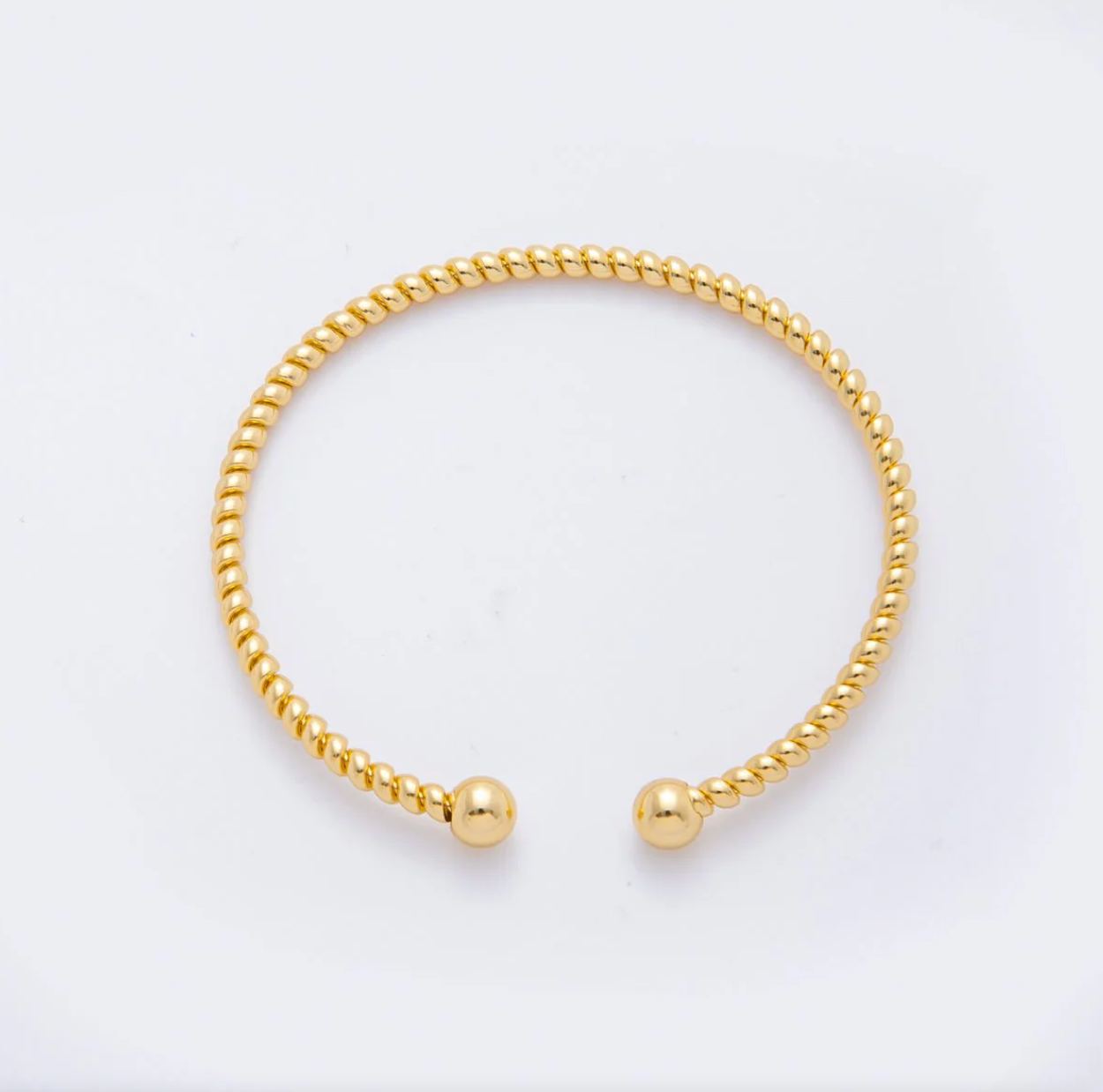 Twisted Rope Cuff Bracelet