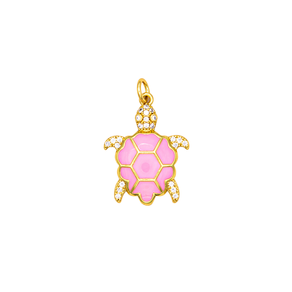 Enamel Golden Turtle