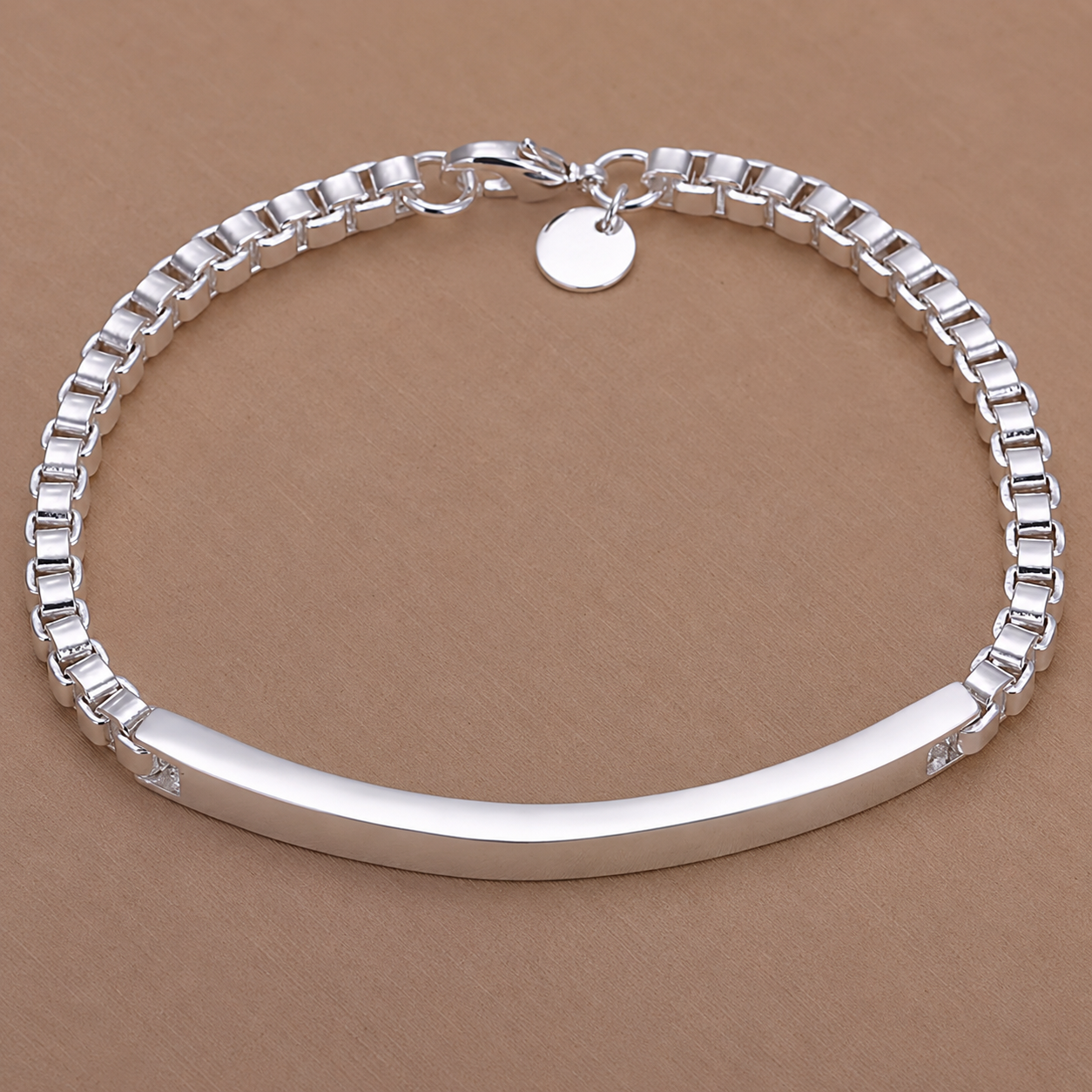 Box Chain Bar Bracelet