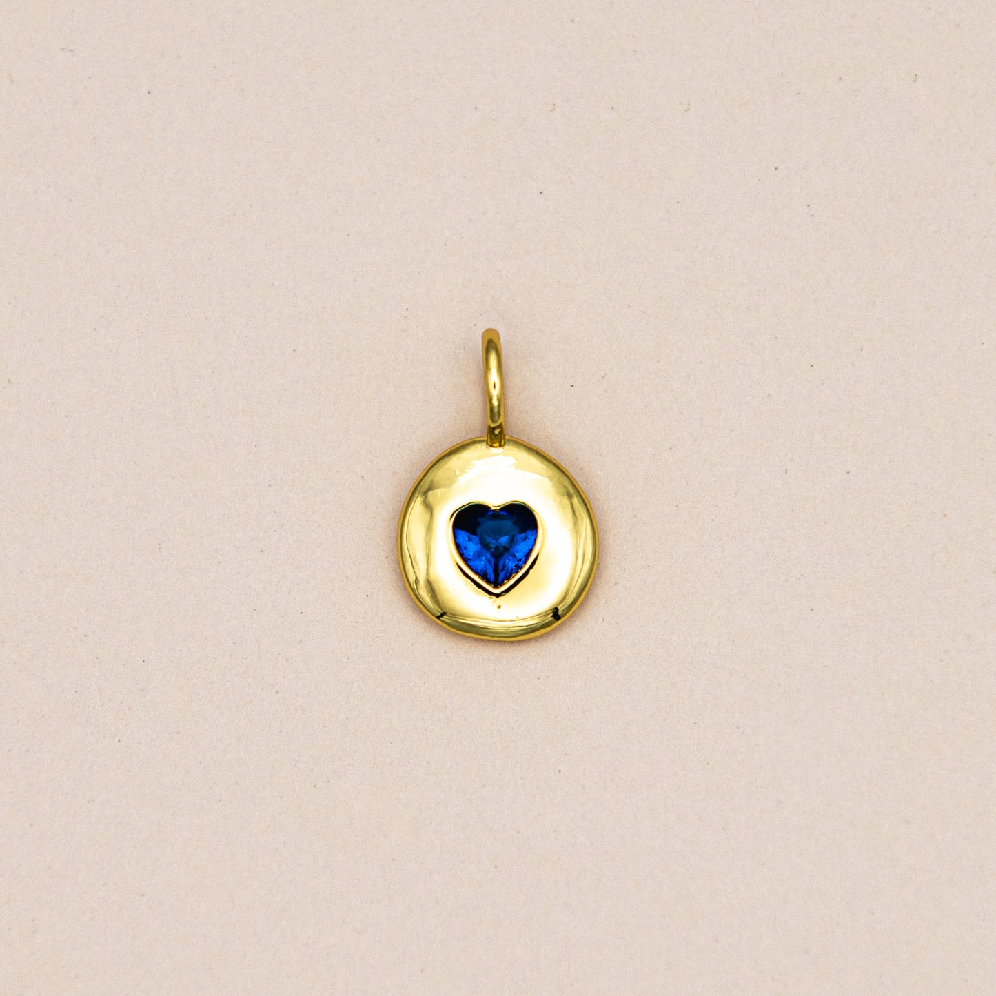 Birthstone Heart Charm