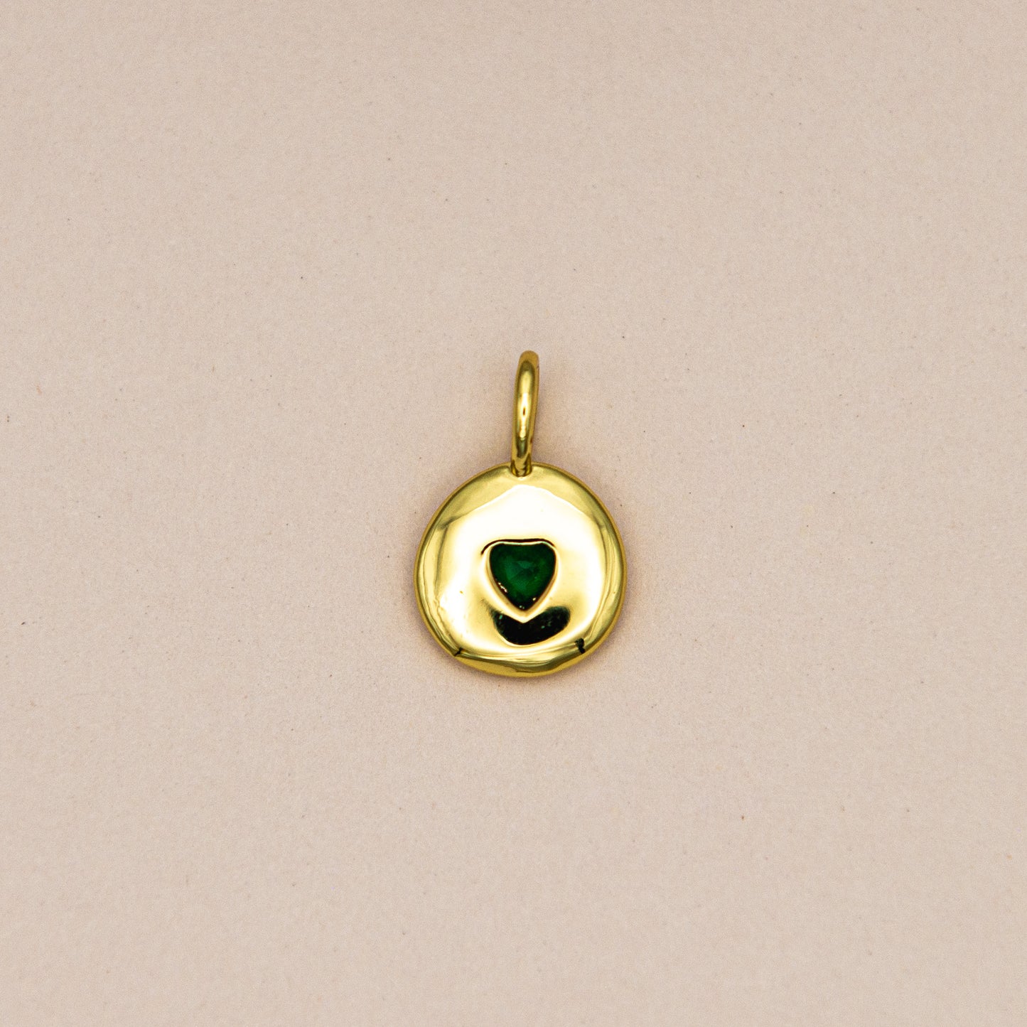 Birthstone Heart Charm