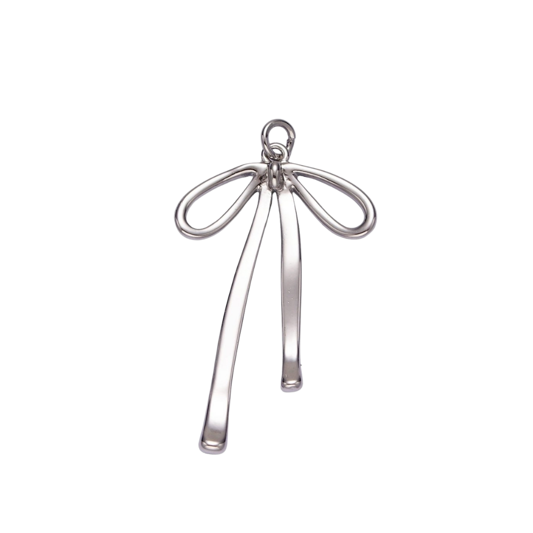 14K Gold- filled Ribbon Bow Charm
