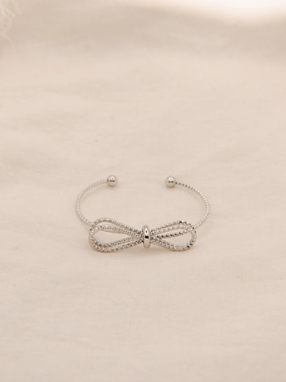 Bow Knot Adjustable Bangle Bracelet