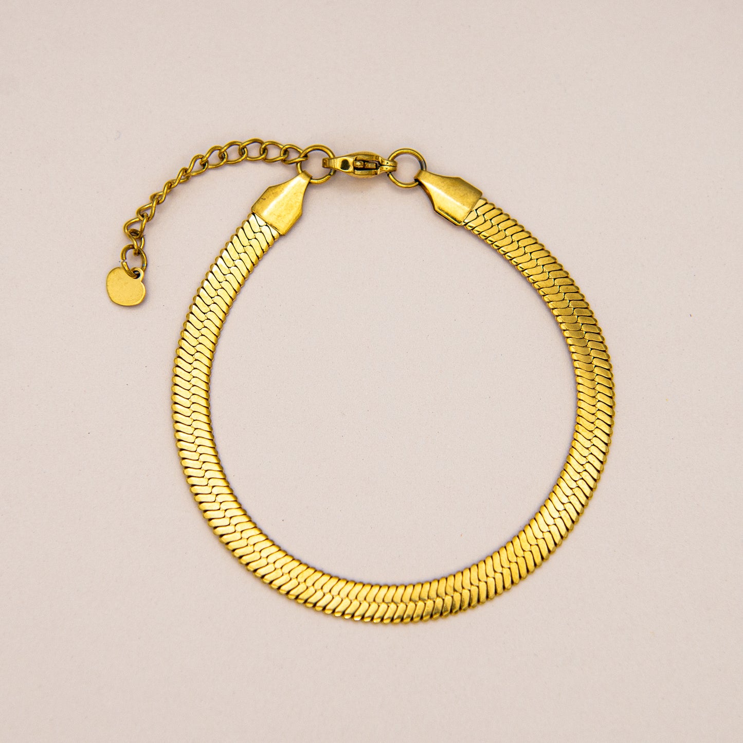 Herringbone Snake Chain Bracelet