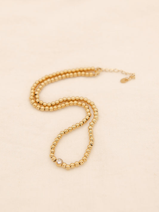 CZ Beaded Chain