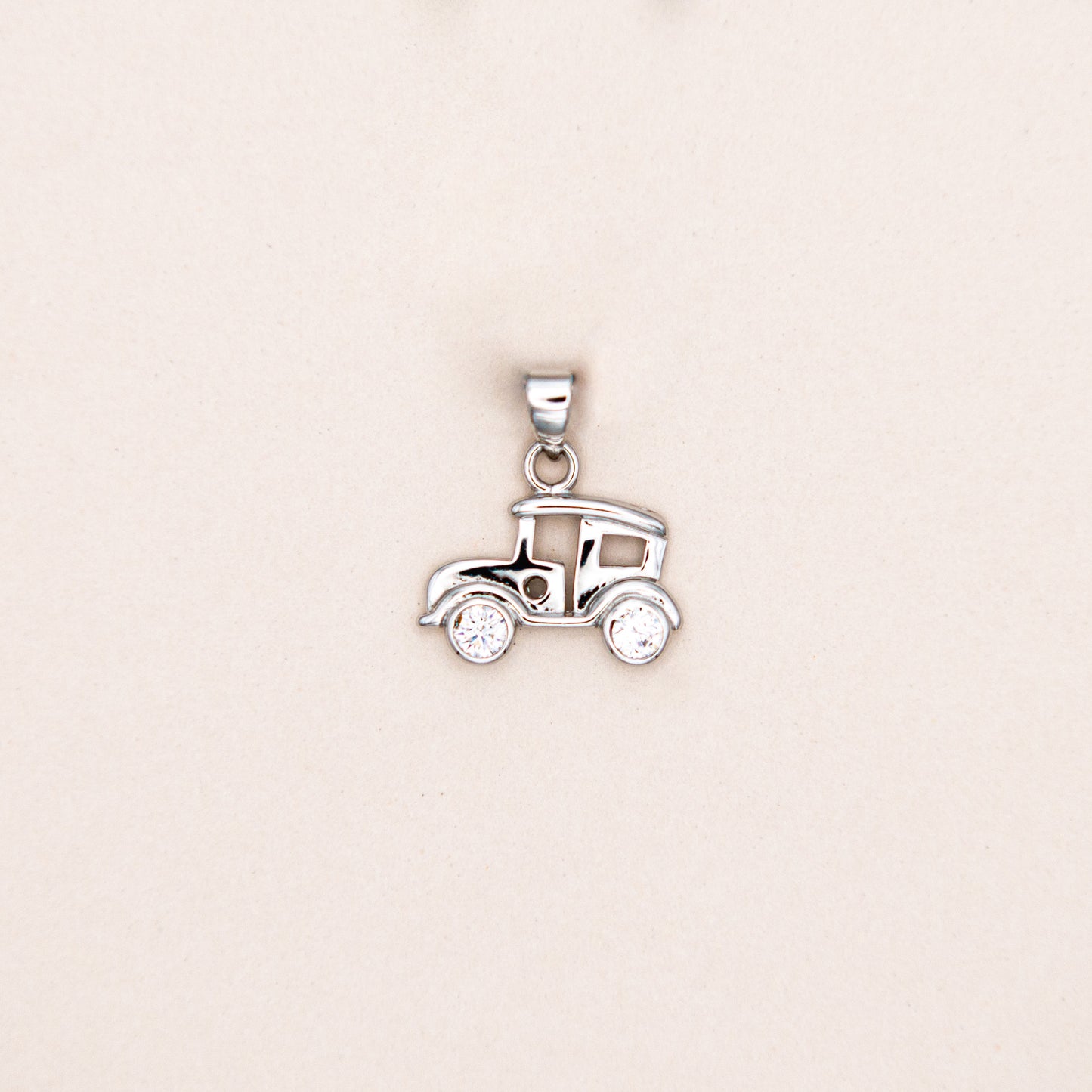 Sterling Silver Vintage Car Charm