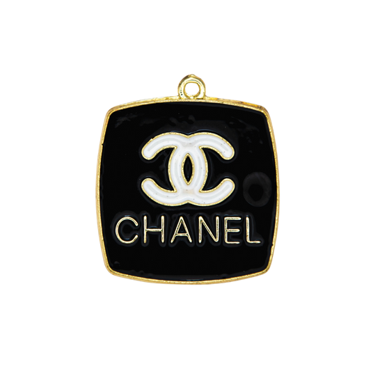 Enamel Imitation Chanel Pendant Charm