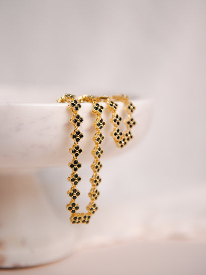 Clover Tennis Necklace, or Bracelet