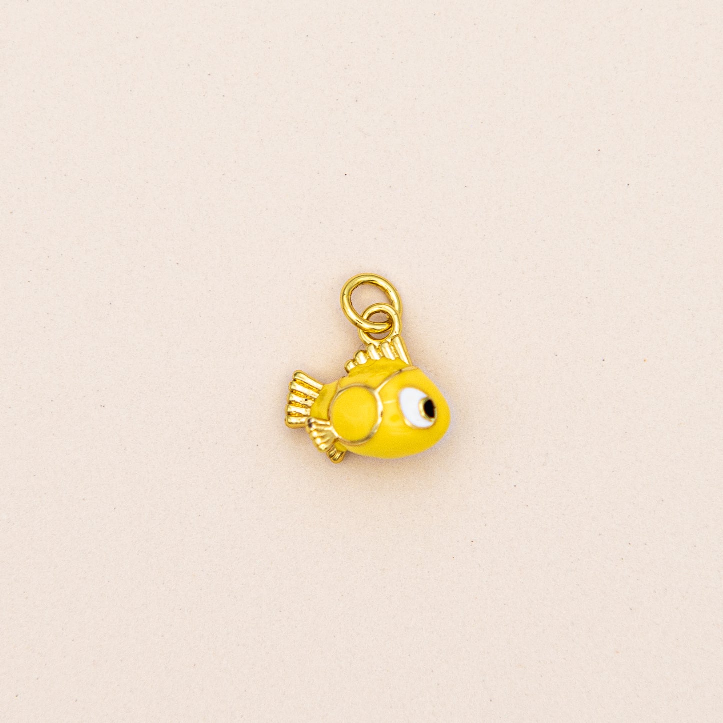 Yellow Enamel Gold Fish