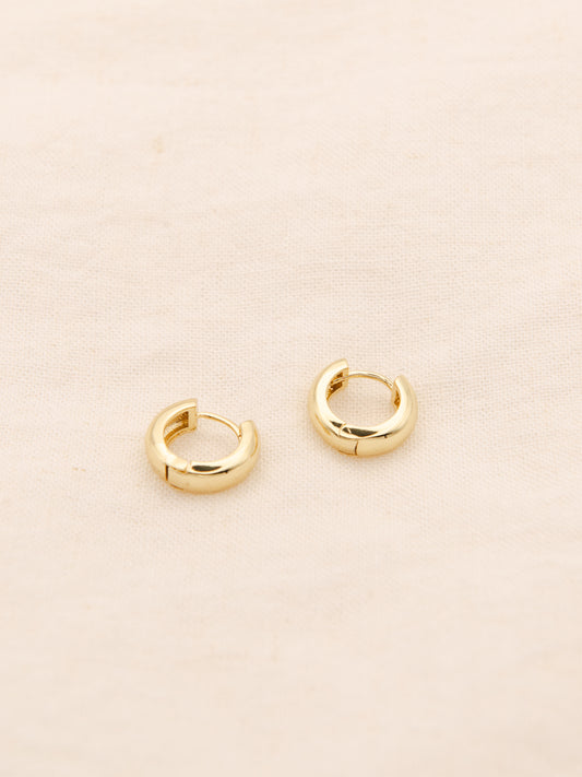 Gold Huggie Earrings