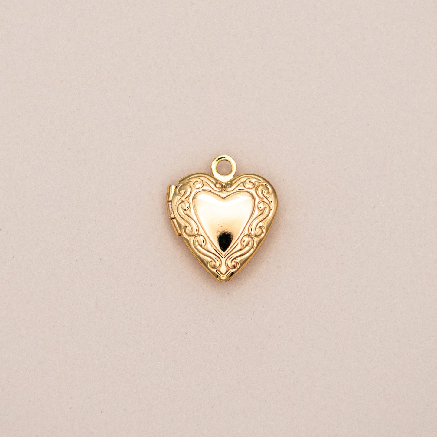 Gold Engraved Locket