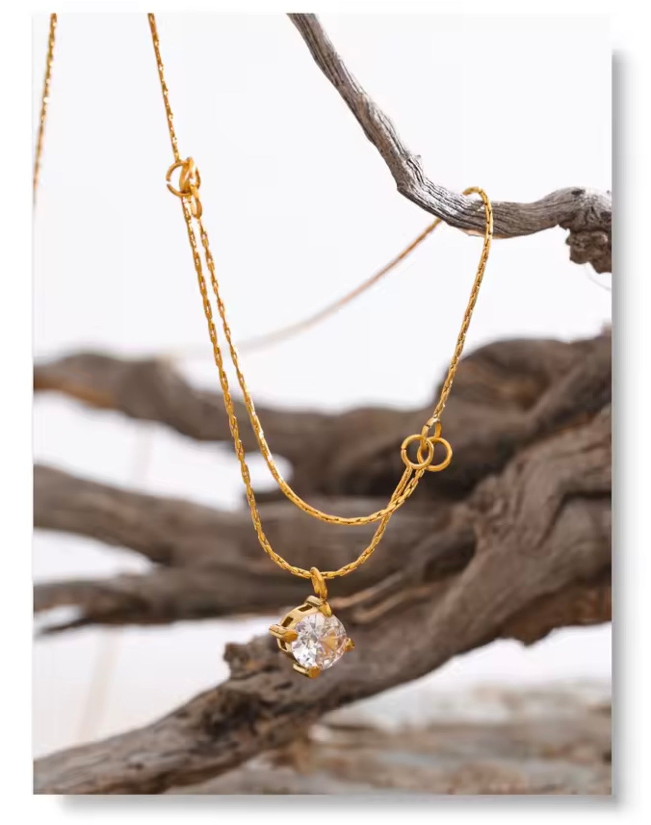 Chic Exquisite Temperament Zirconia Pendant