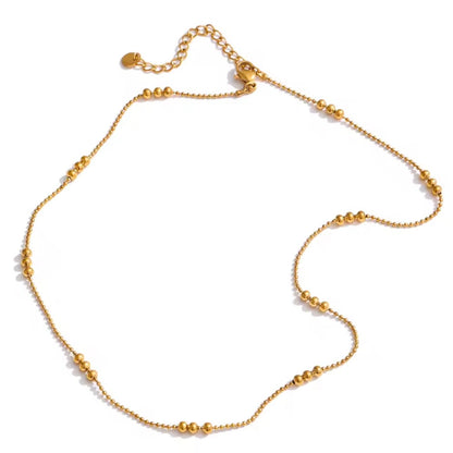 Beaded Chic Chain Necklace and Bracelet