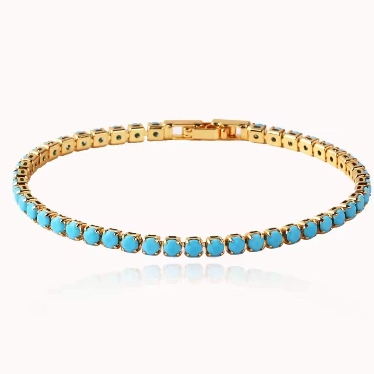 Iced Cubic Zirconia Tennis Bracelet