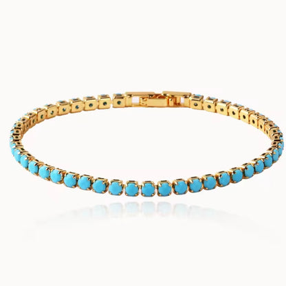Iced Cubic Zirconia Tennis Bracelet