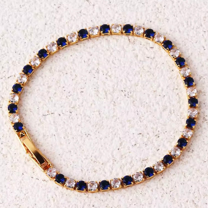 Iced Cubic Zirconia Tennis Bracelet