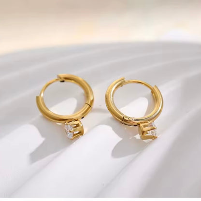 Minimalist Stylish CZ Earrings