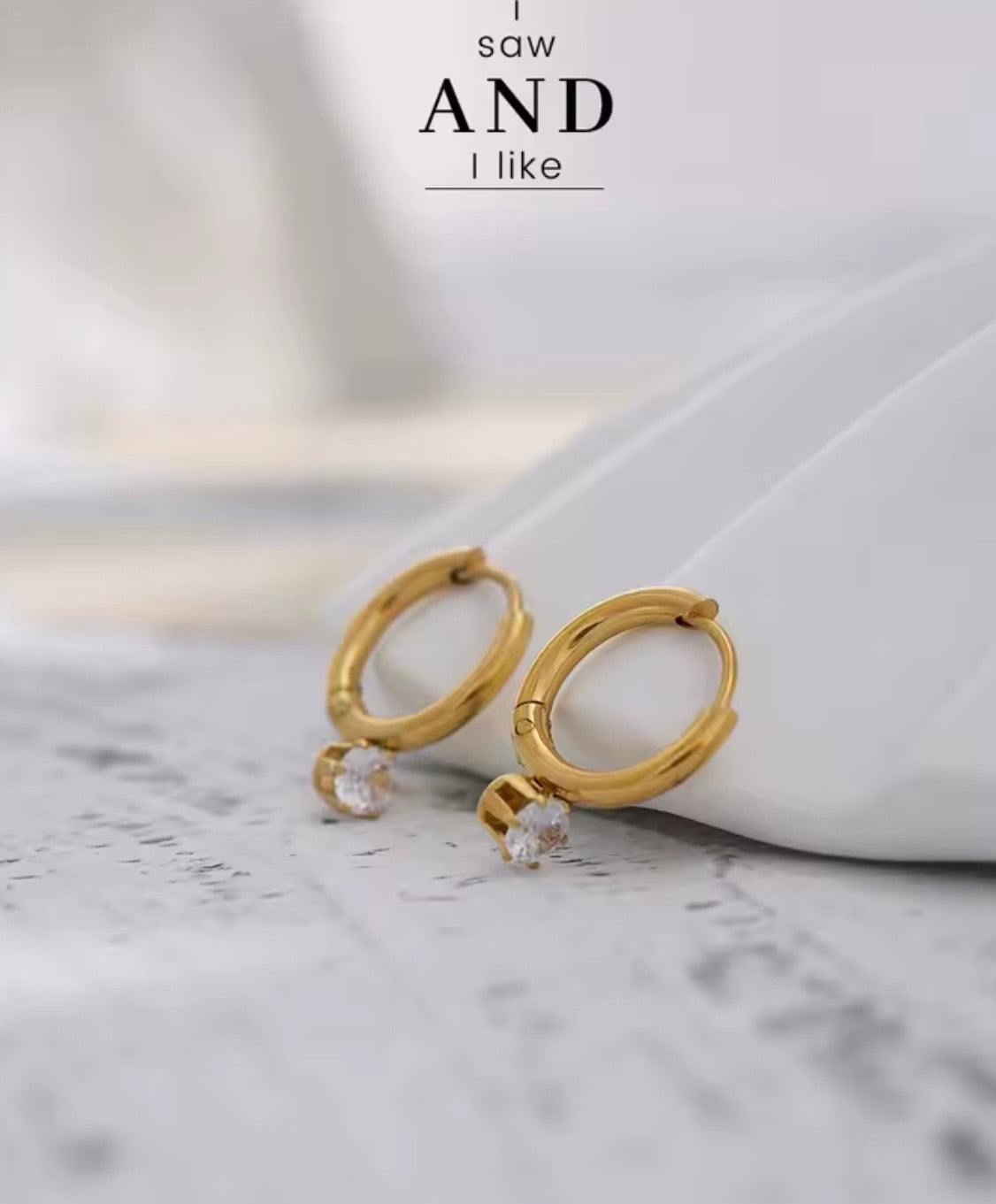 Minimalist Stylish CZ Earrings