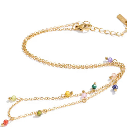 Colorful Drop Chic Collar Necklace