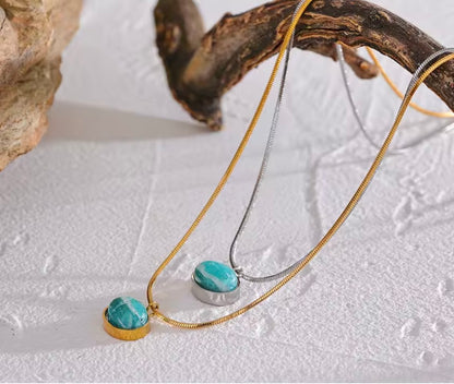 Amazonite Exquisite Natural Stone Pendant