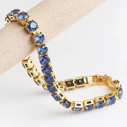 Luxury Blue Tennis Bracelet