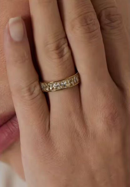 CZ Exquisite Eternity Band