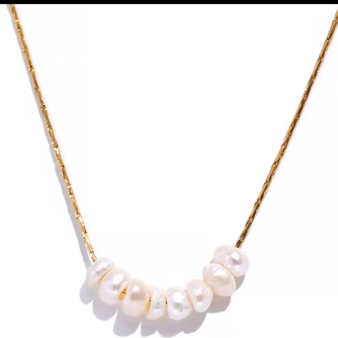 Chic Natural Pearl Beads Necklace
