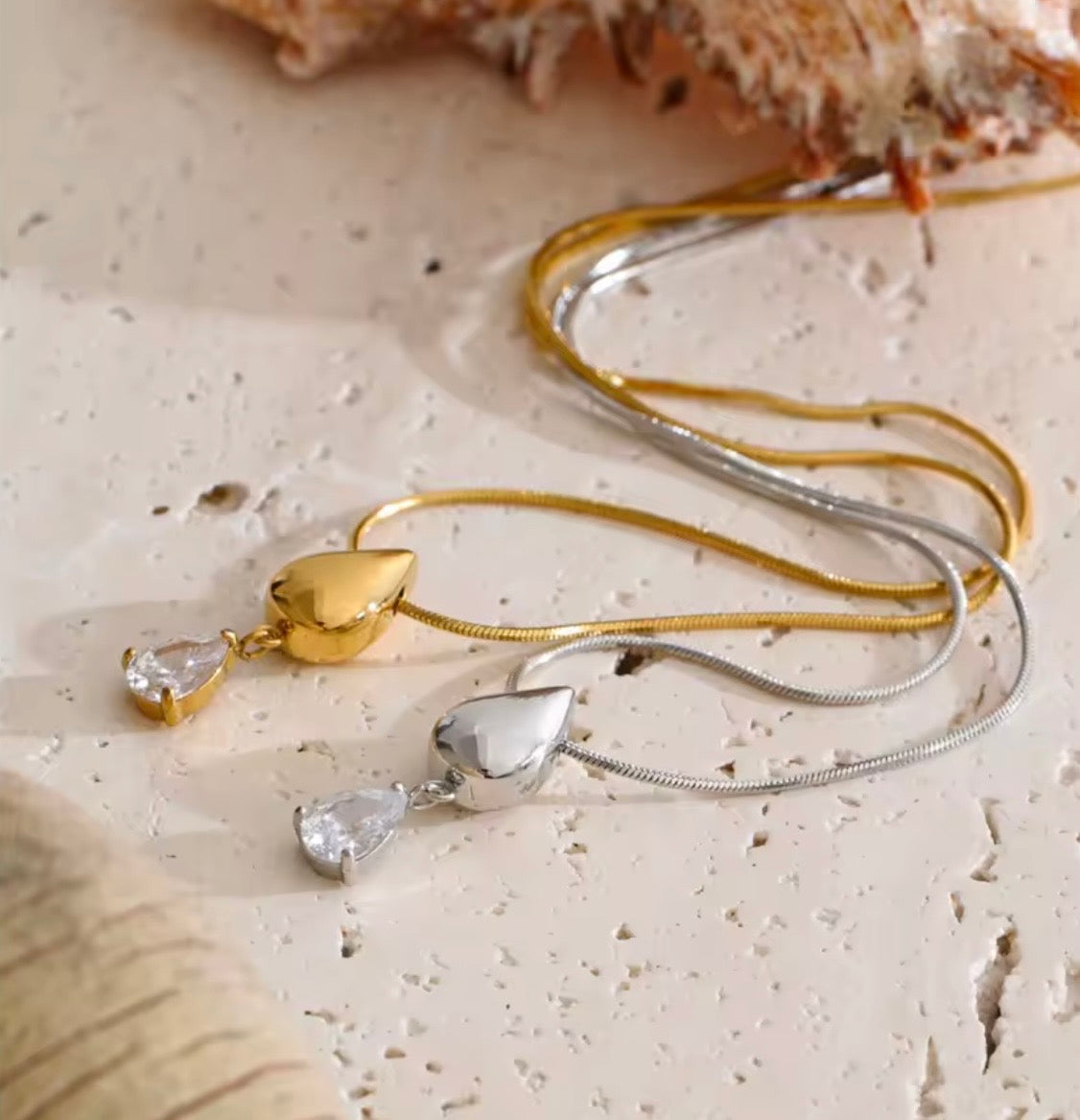 Water Drop Zirconia Pendant