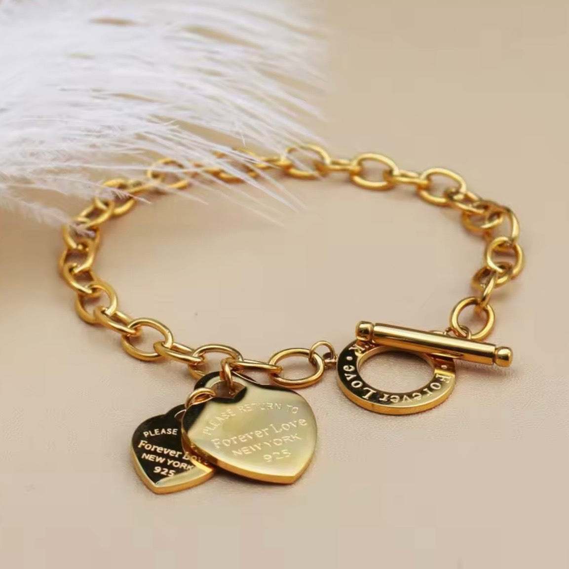 Forever Yours Toggle Bracelet