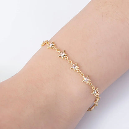 Celestial Star Chain Bracelet