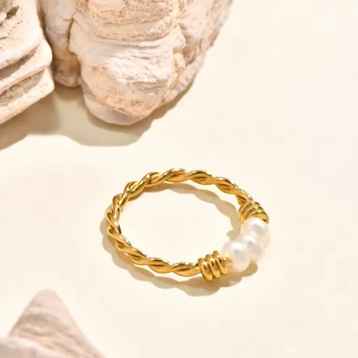 Water Drop Freshwater Pearl Ring
