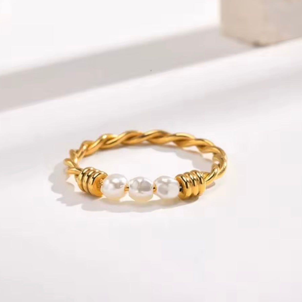 Water Drop Freshwater Pearl Ring