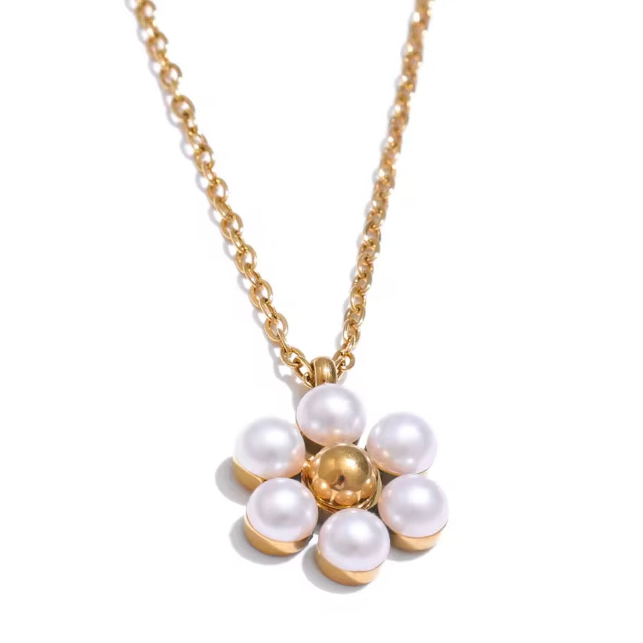 Pearl Blossom Necklace