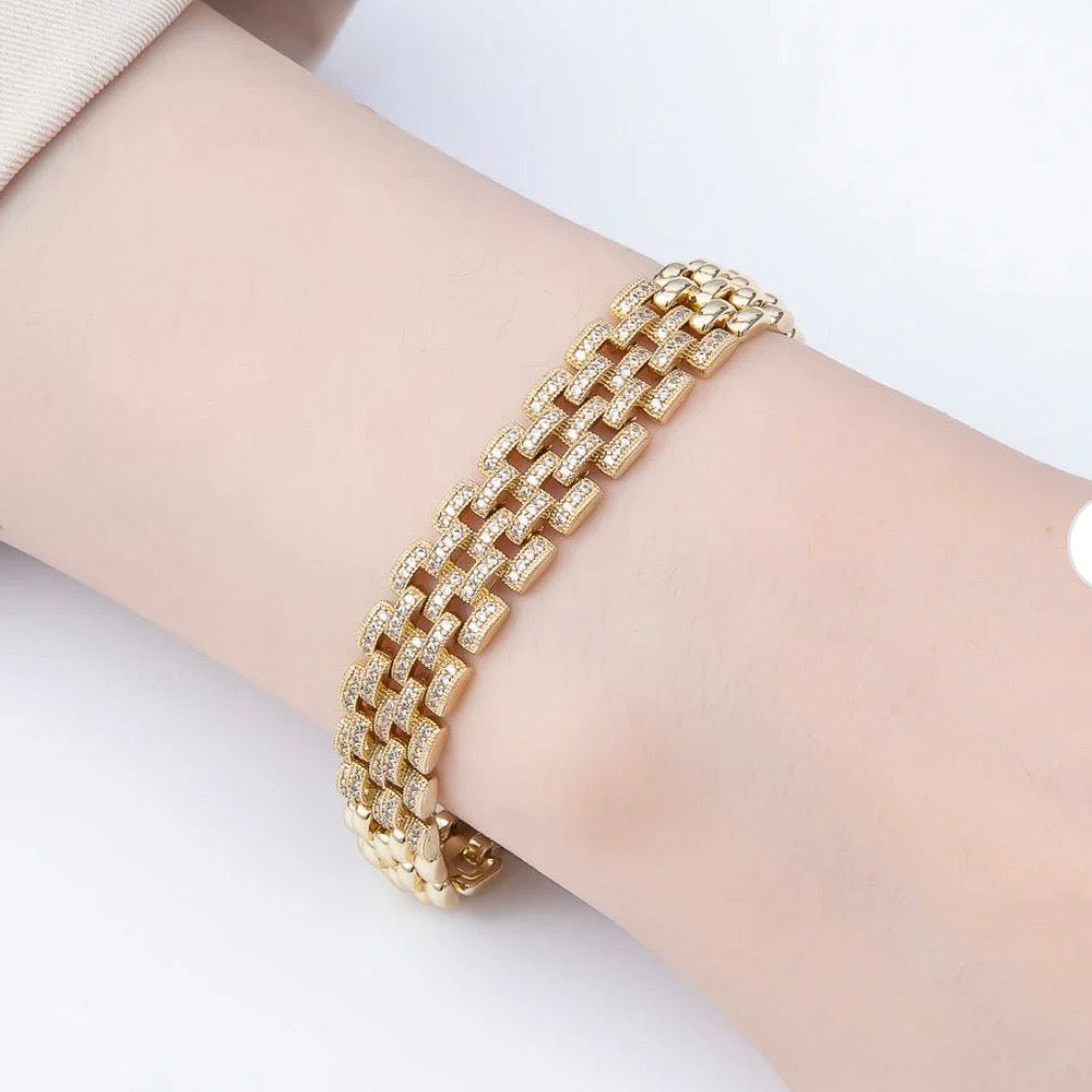 Micro Paved CZ Panther Chain