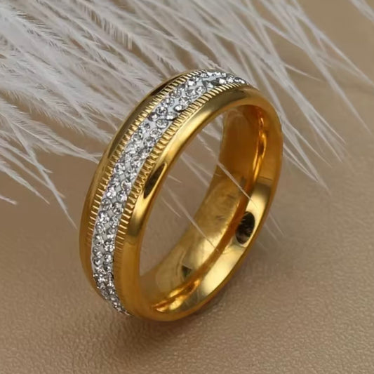 Golden Luxe Eternity Ring