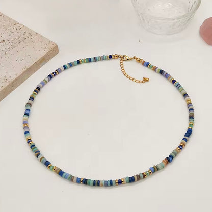 Confetti Beaded Shell Necklaces