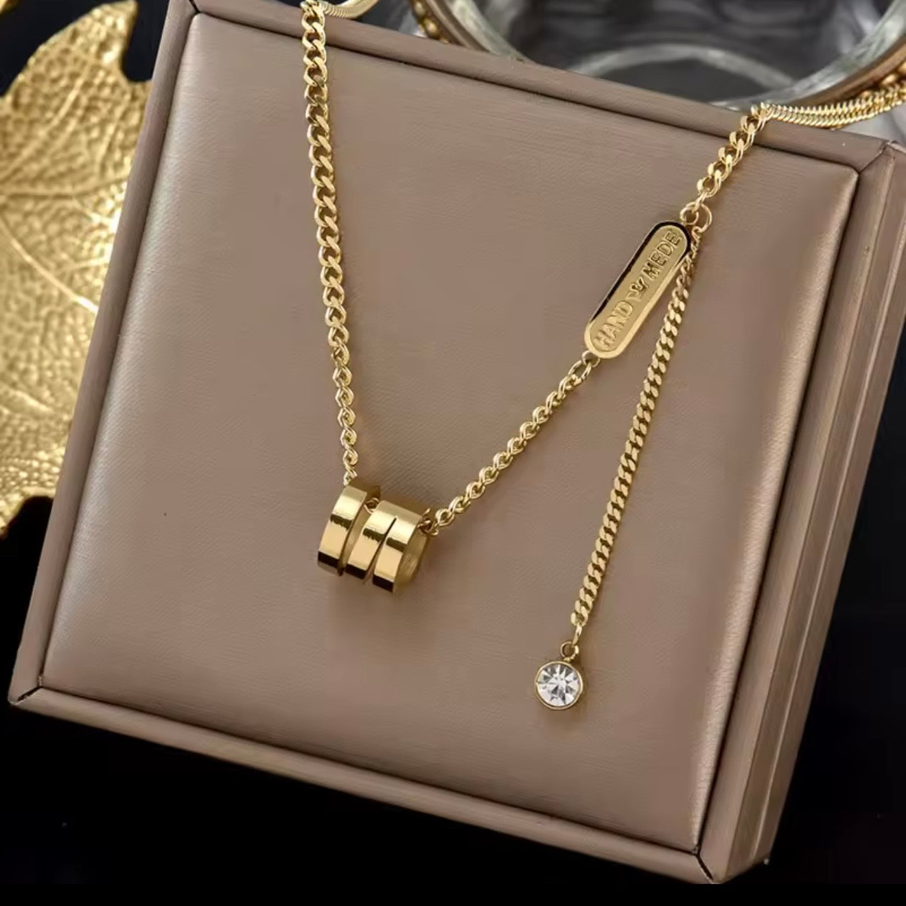 Trinity Drop Necklace