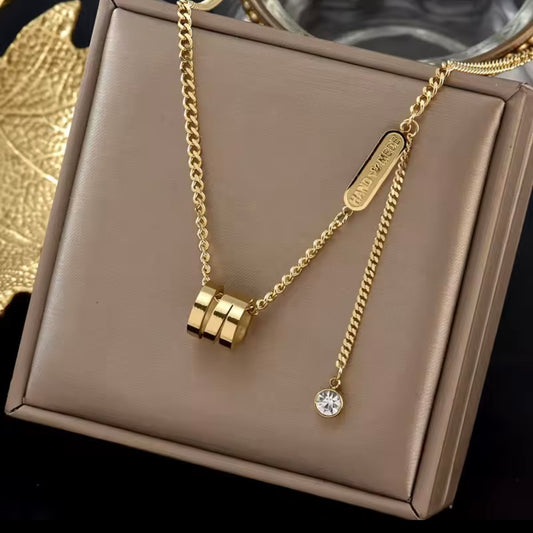 Trinity Drop Necklace