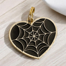 Web Heart Charm