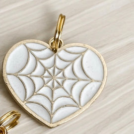 Web Heart Charm