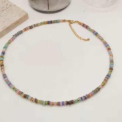 Confetti Beaded Shell Necklaces