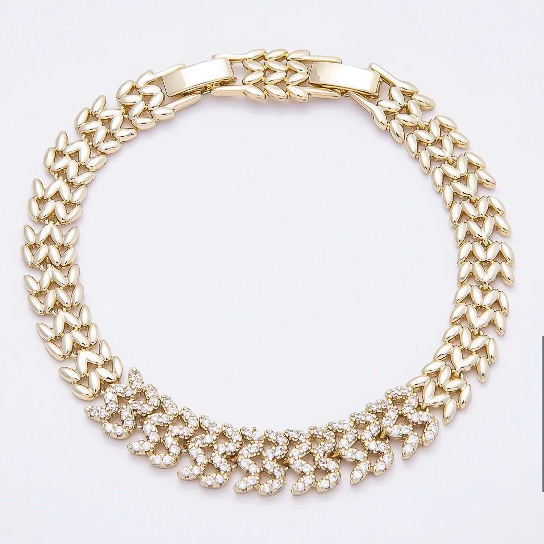 Micro Paved CZ Panther Chain