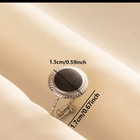 Midnight Onyx Statement Ring