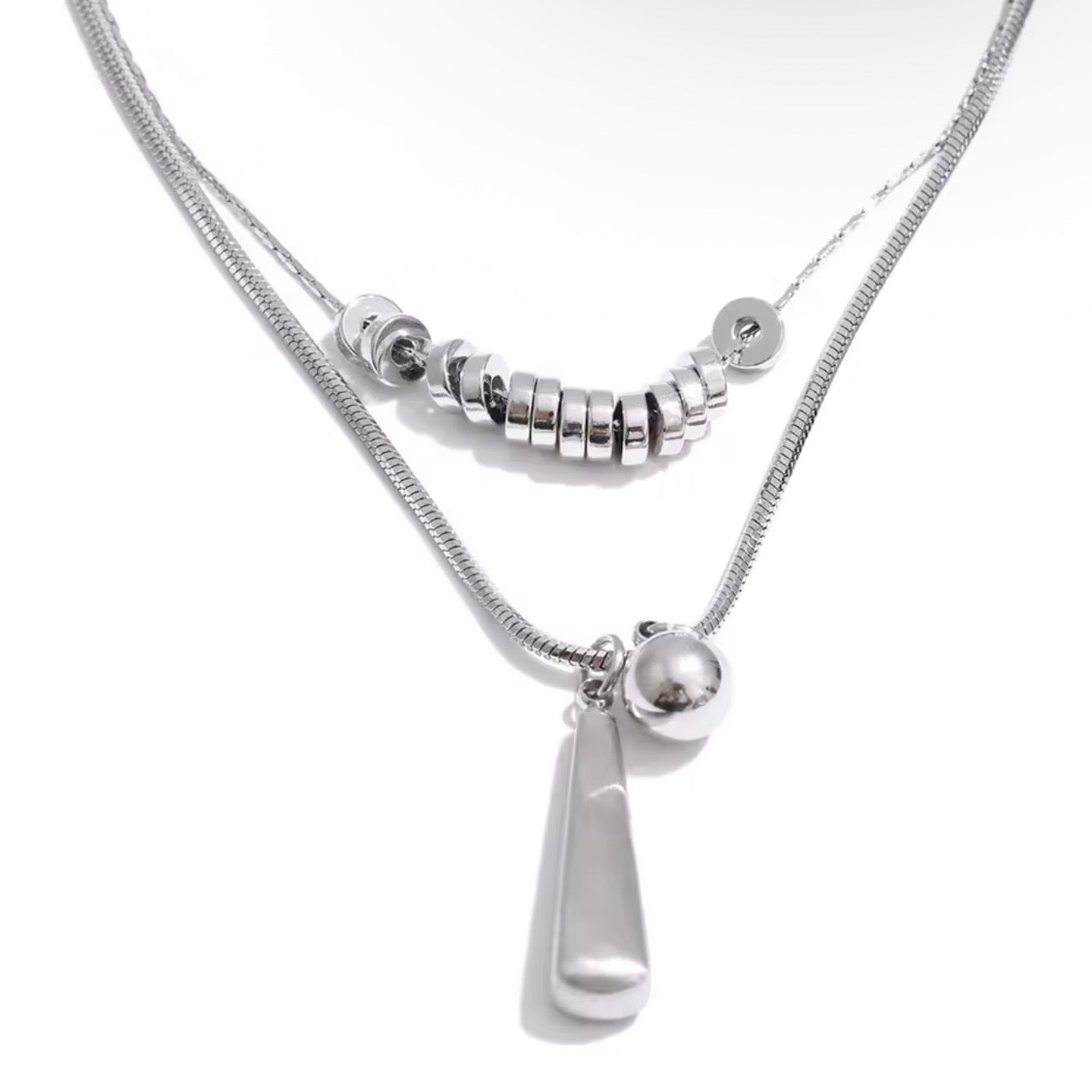 Modern Balance Layered Necklace