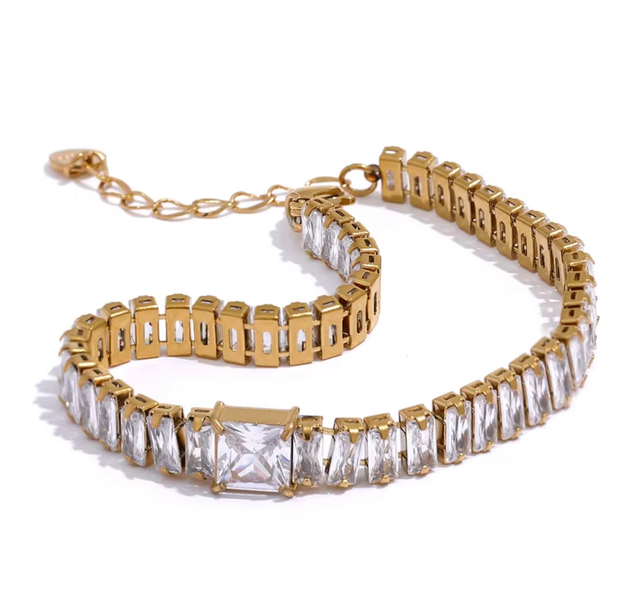 Baguette Brilliance Tennis Bracelet