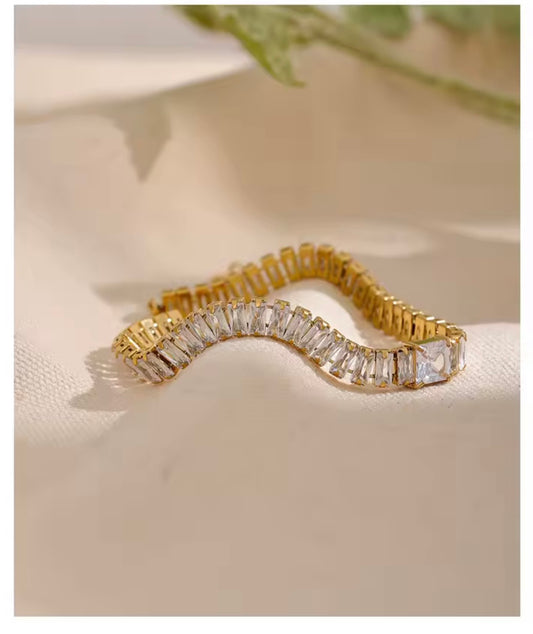 Baguette Brilliance Tennis Bracelet