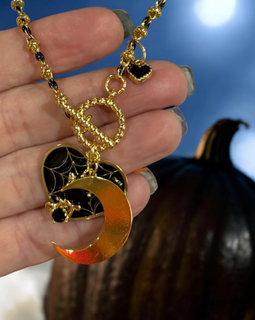 Spooky Halloween Toggle Necklace