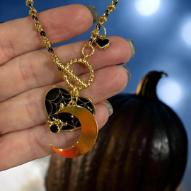 Spooky Halloween Toggle Necklace