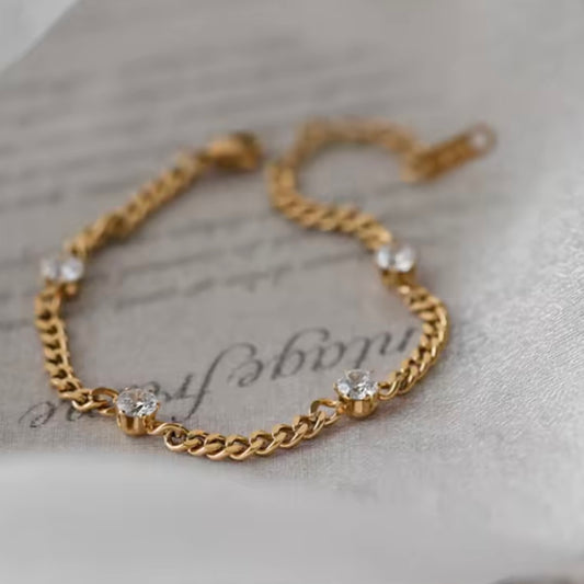 Crystal Luxe Link Bracelet