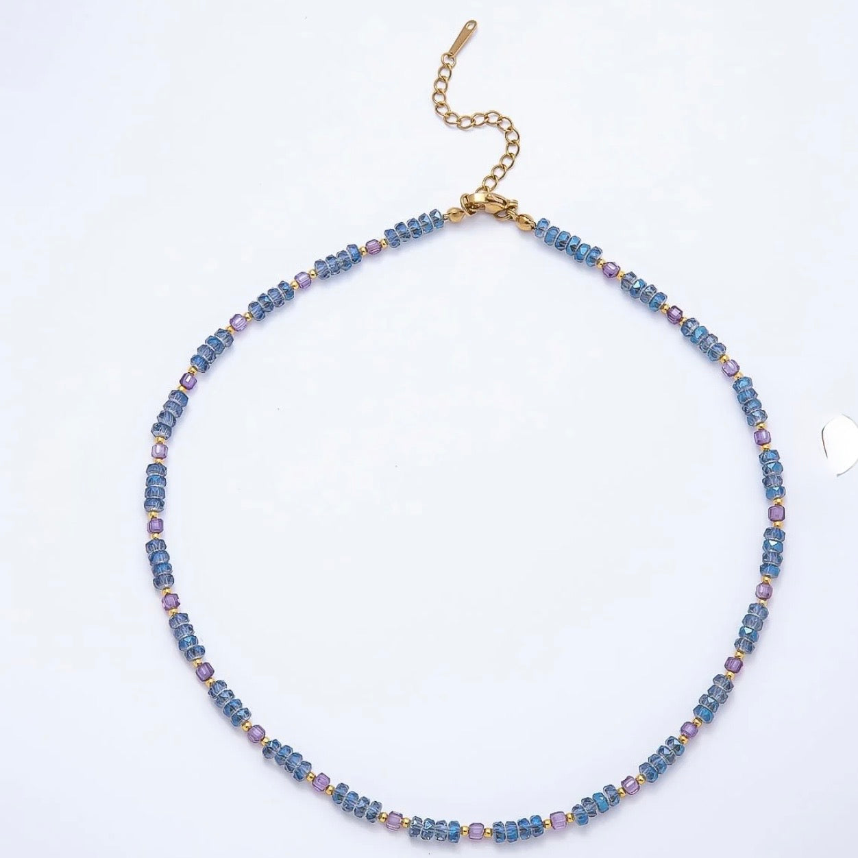 Gemstone Glow Beaded Necklaes